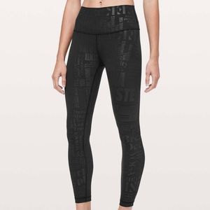 Lululemon Wunder Under HR 7/8 *20Y Collection 25"